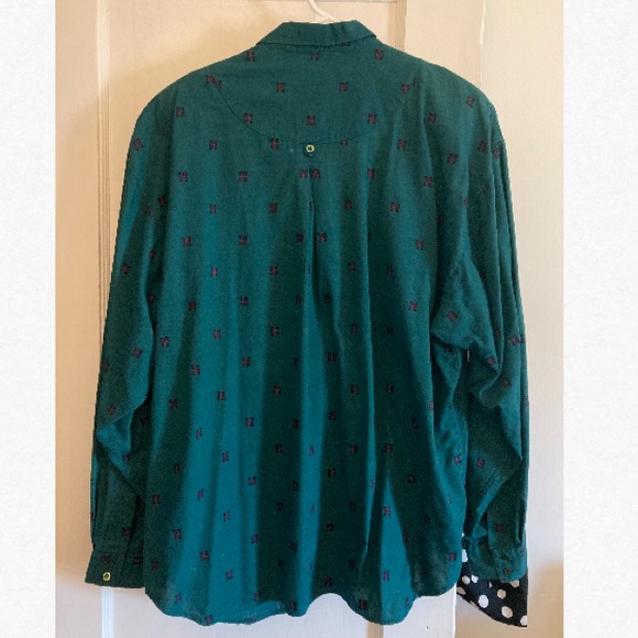 Vintage Liz sport vintage button down blouse - Picture 3 of 4